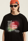 Odd Studio (オッドスタジオ) ODD GRADATION PRINT T-SHIRT - BLACK
