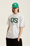 Odd Studio (オッドスタジオ) OS APPLIQUE SUMMER T-SHIRT - WHITE MELANGE