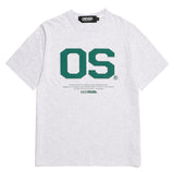 Odd Studio (オッドスタジオ) OS APPLIQUE SUMMER T-SHIRT - WHITE MELANGE