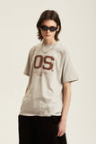 Odd Studio (オッドスタジオ) OS APPLIQUE SUMMER T-SHIRT - SAND GRAY