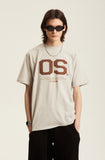 Odd Studio (オッドスタジオ) OS APPLIQUE SUMMER T-SHIRT - SAND GRAY