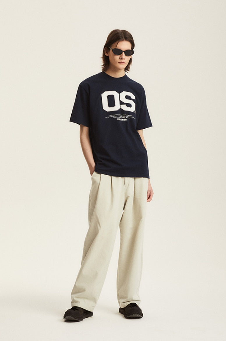 Odd Studio (オッドスタジオ) OS APPLIQUE SUMMER T-SHIRT - NAVY