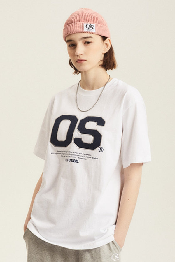 Odd Studio (オッドスタジオ) OS APPLIQUE SUMMER T-SHIRT - WHITE