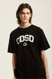 Odd Studio (オッドスタジオ) ODSD VARSITY SPORTS T-SHIRT - BLACK