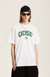 Odd Studio (オッドスタジオ) ODSD VARSITY SPORTS T-SHIRT - WHITE