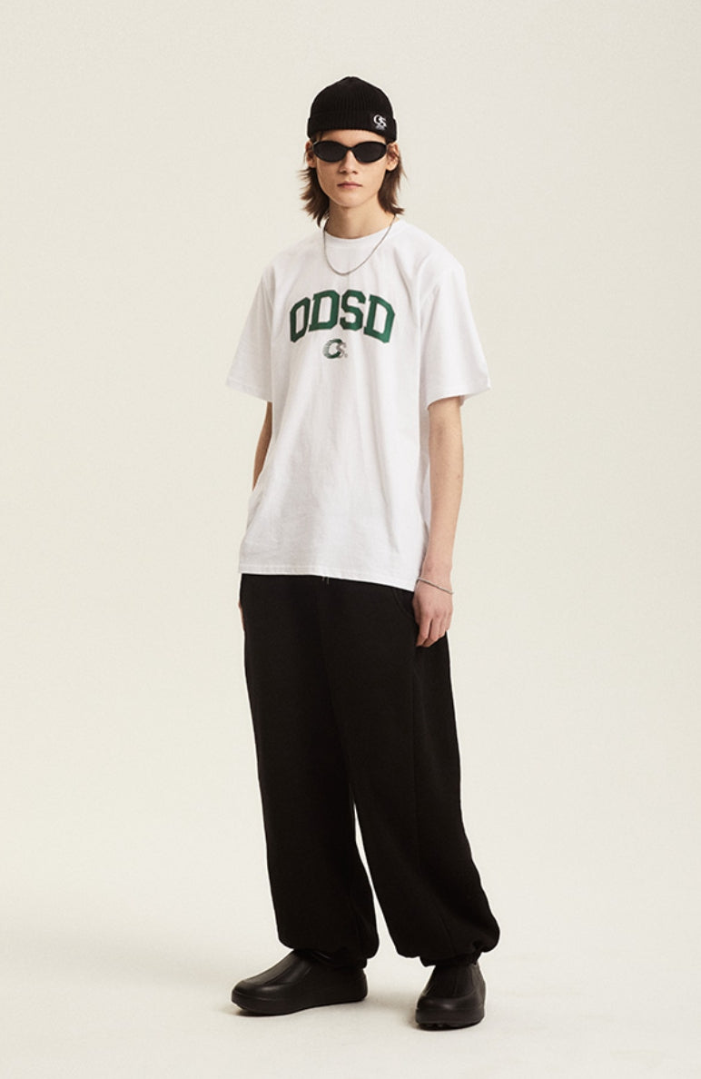 Odd Studio (オッドスタジオ) ODSD VARSITY SPORTS T-SHIRT - WHITE