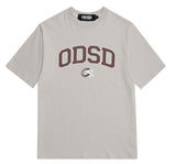 Odd Studio (オッドスタジオ) ODSD VARSITY SPORTS T-SHIRT - SAND GRAY