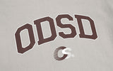 Odd Studio (オッドスタジオ) ODSD VARSITY SPORTS T-SHIRT - SAND GRAY