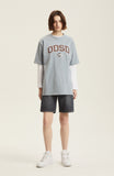 Odd Studio (オッドスタジオ) ODSD VARSITY SPORTS T-SHIRT - SKY BLUE