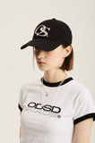 Odd Studio (オッドスタジオ) ODSD HAUS CROP RINGER T-SHIRTS - WHITE