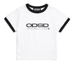 Odd Studio (オッドスタジオ) ODSD HAUS CROP RINGER T-SHIRTS - WHITE