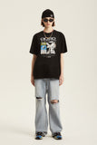 Odd Studio (オッドスタジオ) DALMATIAN MEMORIES T-SHIRTS - BLACK