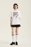 Odd Studio (オッドスタジオ) DALMATIAN MEMORIES T-SHIRTS - WHITE