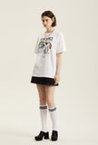 Odd Studio (オッドスタジオ) DALMATIAN MEMORIES T-SHIRTS - WHITE