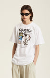 Odd Studio (オッドスタジオ) DALMATIAN MEMORIES T-SHIRTS - WHITE