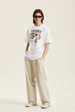 Odd Studio (オッドスタジオ) DALMATIAN MEMORIES T-SHIRTS - WHITE