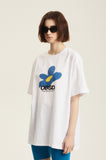 Odd Studio (オッドスタジオ) ODD DAISY T-SHIRT - WHITE