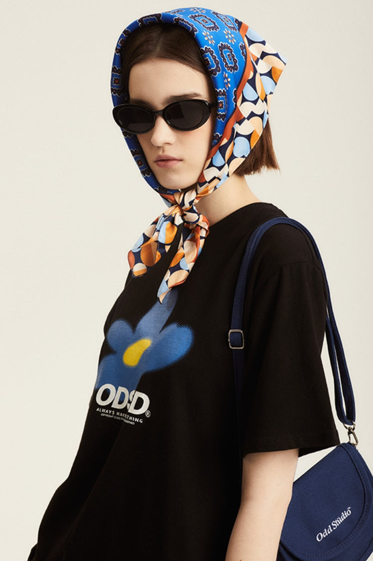 Odd Studio (オッドスタジオ) ODD DAISY T-SHIRT - BLACK