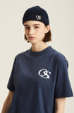 Odd Studio (オッドスタジオ) OS SERIF LOGO T-SHIRTS - DUST BLUE