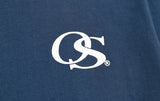Odd Studio (オッドスタジオ) OS SERIF LOGO T-SHIRTS - DUST BLUE