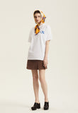 Odd Studio (オッドスタジオ) OS SERIF LOGO T-SHIRTS - WHITE