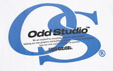 Odd Studio (オッドスタジオ) OS SERIF LOGO T-SHIRTS - WHITE