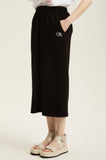Odd Studio (オッドスタジオ) OS SWEAT SHIRT LONG SKIRT - BLACK