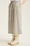 Odd Studio (オッドスタジオ) OS SWEAT SHIRT LONG SKIRT - GRAY