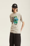 Odd Studio (オッドスタジオ) 3D BEAR PRINT T-SHIRT - SAND GRAY