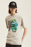 Odd Studio (オッドスタジオ) 3D BEAR PRINT T-SHIRT - SAND GRAY