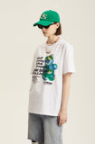 Odd Studio (オッドスタジオ) 3D BEAR PRINT T-SHIRT - WHITE