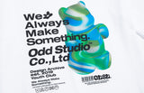 Odd Studio (オッドスタジオ) 3D BEAR PRINT T-SHIRT - WHITE