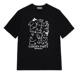 Odd Studio (オッドスタジオ) GARDEN PARTY DRAWING T-SHIRT - BLACK