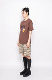 SPUNKY (スパンキー) BIG MUSHROOM T-SHIRT (BROWN)