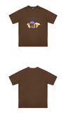 SPUNKY (スパンキー) BIG MUSHROOM T-SHIRT (BROWN)