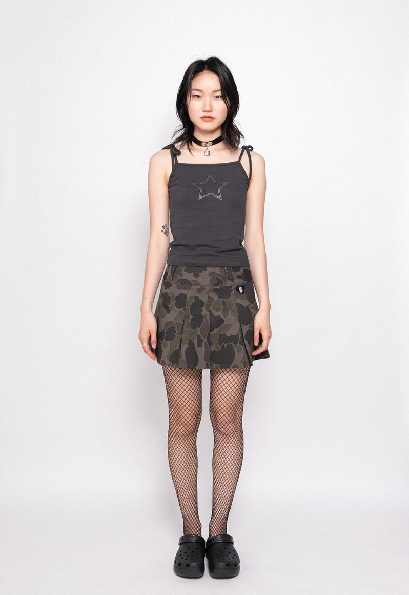 SPUNKY (スパンキー) STAR SLEEVELESS (CHARCOAL)