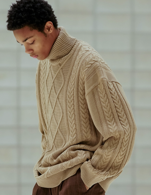 EZKATON (エズカートン)　Twin Turtleneck Knit 5 Types JEKN6540