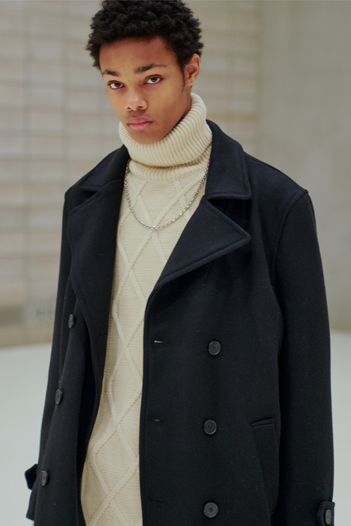 EZKATON (エズカートン)　Cozy half coat 2 types STOT6533