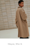 EZKATON (エズカートン)　Blend Check Long Coat 3 Types YMOT6548