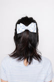 SPUNKY (スパンキー) CHECK RIBBON HAIRPIN (BLUE)