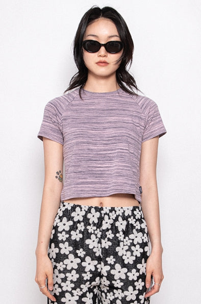 SPUNKY (スパンキー)  MARBLING T-SHIRT (PINK)