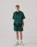 ダブルユーブイプロジェクト(WV PROJECT) Code short-sleeved jacket Green MJST7599