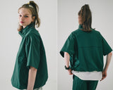 ダブルユーブイプロジェクト(WV PROJECT) Code short-sleeved jacket Green MJST7599