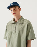 ダブルユーブイプロジェクト(WV PROJECT) Button Short-Sleeved Anorak Light Khaki MJST7580