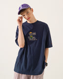 ダブルユーブイプロジェクト(WV PROJECT)  On the track T-Shirt Navy JIST7576