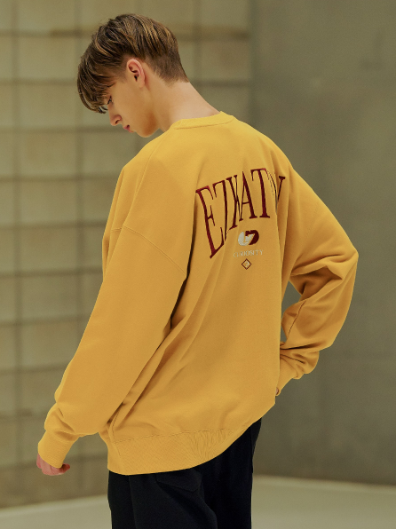 EZKATON (エズカートン)　 Easy Serif Sweatshirt 4 types STMT6568