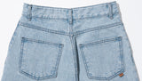 ダブルユーブイプロジェクト(WV PROJECT) Stevie denim shorts Light Blue MJSP7582