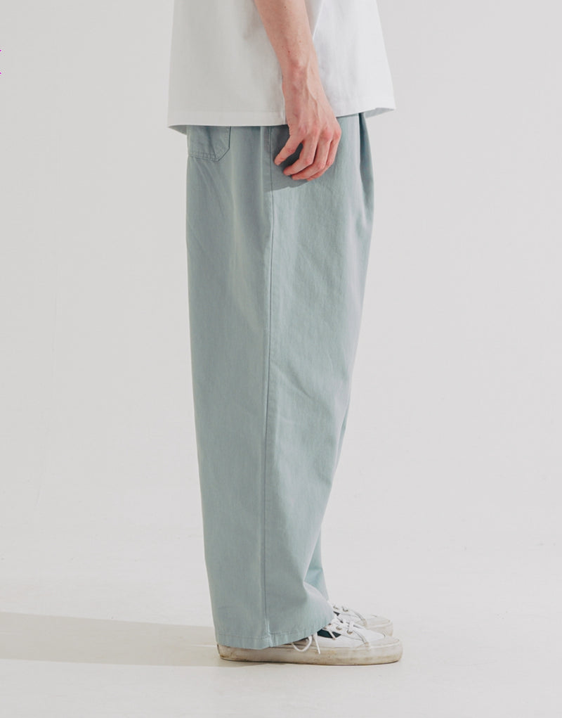 ダブルユーブイプロジェクト(WV PROJECT) Vine Cotton Banding Pants Blue JNLP7591