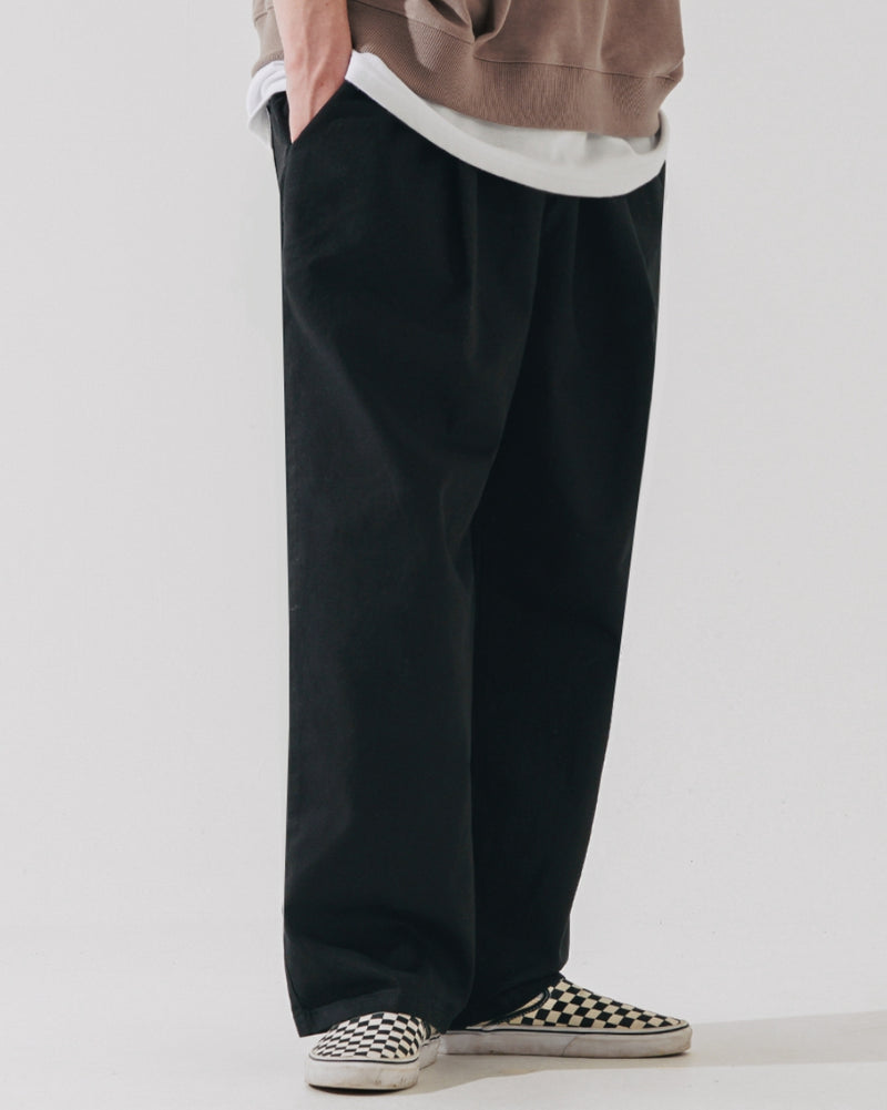 ダブルユーブイプロジェクト(WV PROJECT) Vine Cotton Banding Pants Black JNLP7591