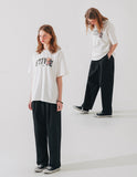 ダブルユーブイプロジェクト(WV PROJECT) Vine Cotton Banding Pants Black JNLP7591